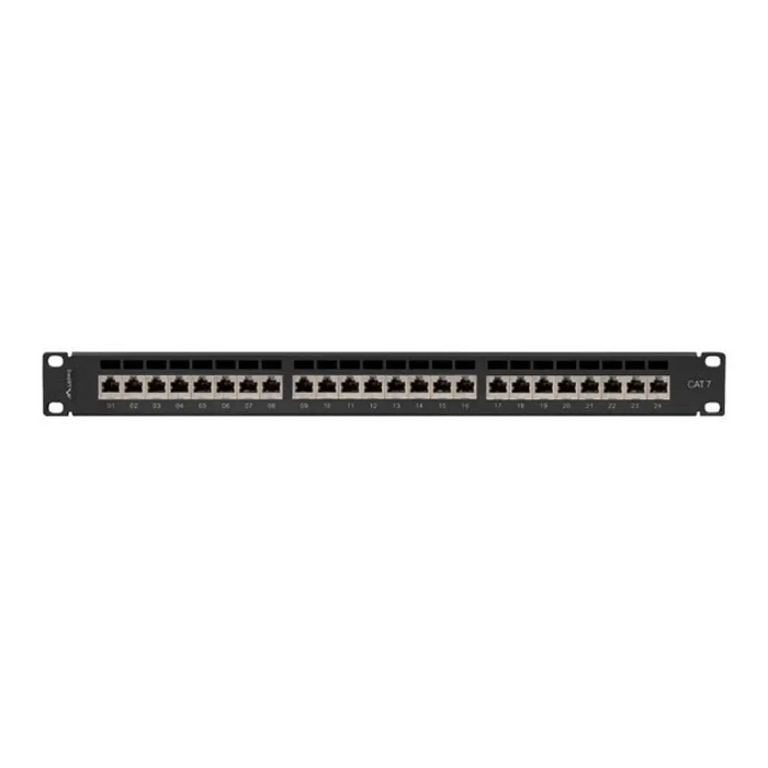 Пач панел Lanberg 24 порта 1U 19’’ CAT.7 ftp с кабелен
