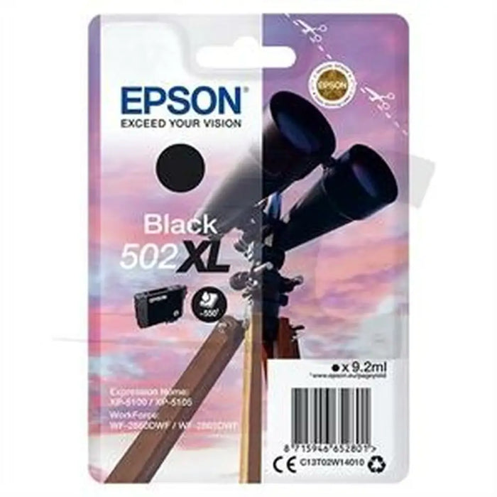 Оригиална касета за мастило Epson 502XL Черен (10 броя)