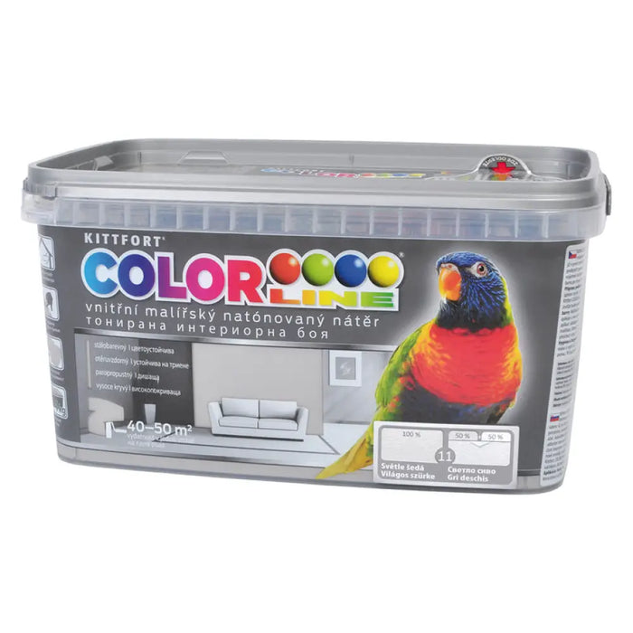 ЦВЕТЕН ЛАТЕКС ЦВЯТ СВЕТЛО СИВО 4 KG COLOR LINE