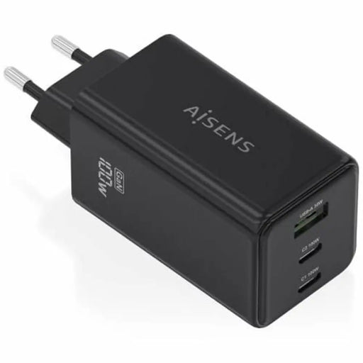 Безжично зарядно Aisens ASCH-100W3P052-BK Черен 100 W