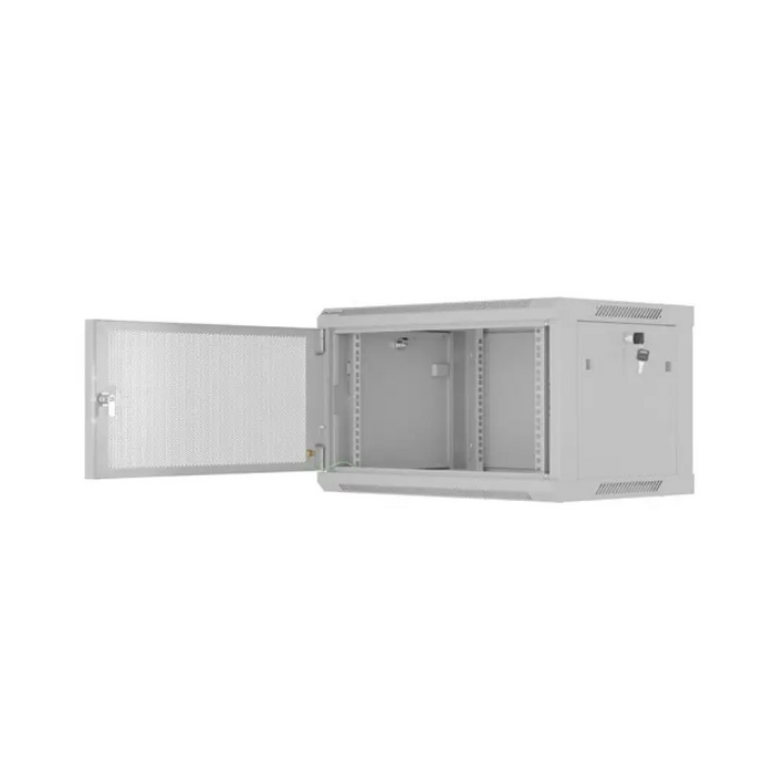 Шкаф Lanberg 19’’ стенен монтаж 6U/600x450 с перфорирана