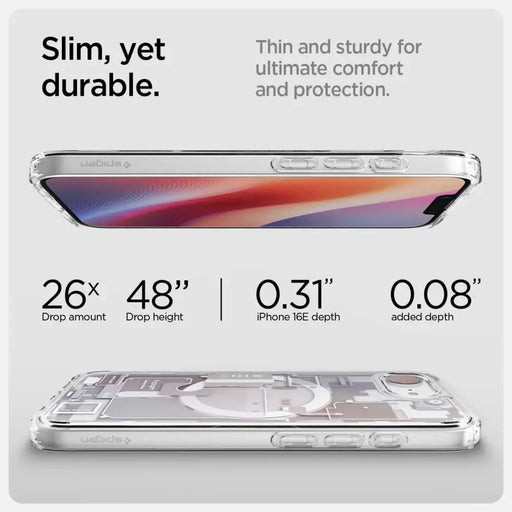 Калъф Spigen Ultra Hybrid MagSafe за iPhone 16e Zero One