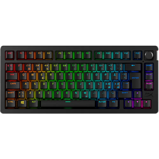 Безжична геймърска механична клавиатура с HyperX Alloy Rise