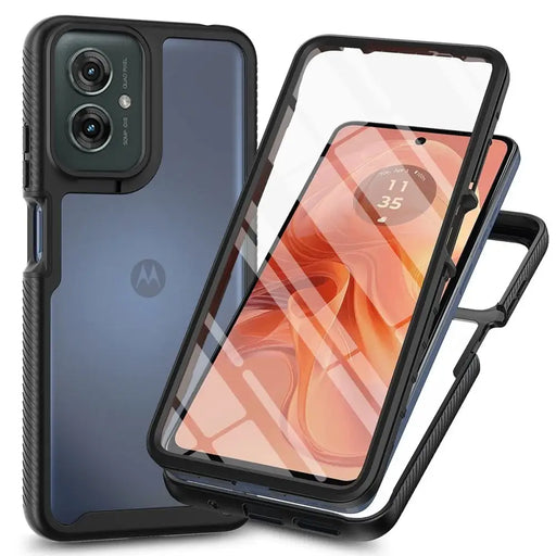 Защитен калъф Tech-Protect за Motorola Moto G55 5G - Черен