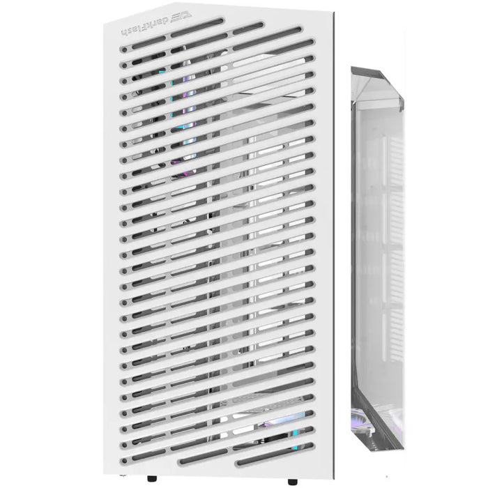 Кутия за компютър Darkflash DY470 (бяла) + 4 вентилатора