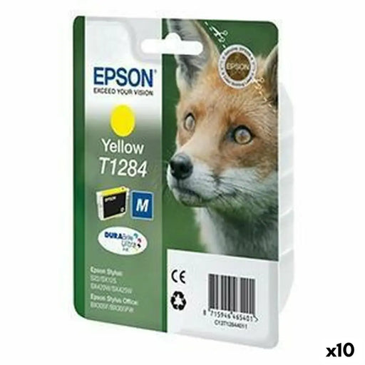 Оригиална касета за мастило Epson Жълт (10 броя)