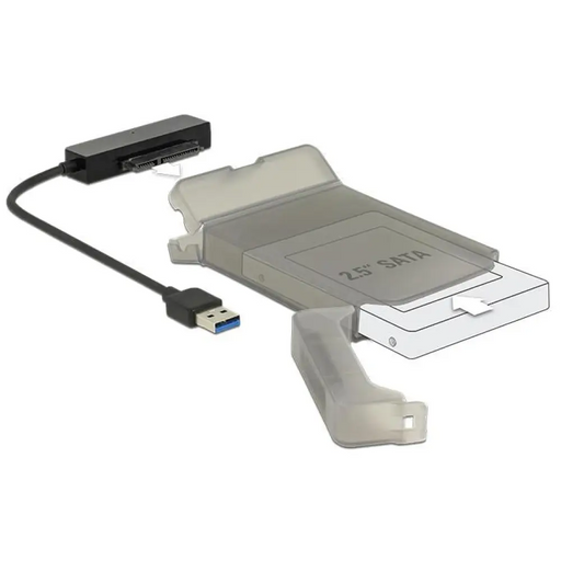 Конвертор Delock USB 3.0 Type-A мъжко - SATA 6 Gb/s 22 pin