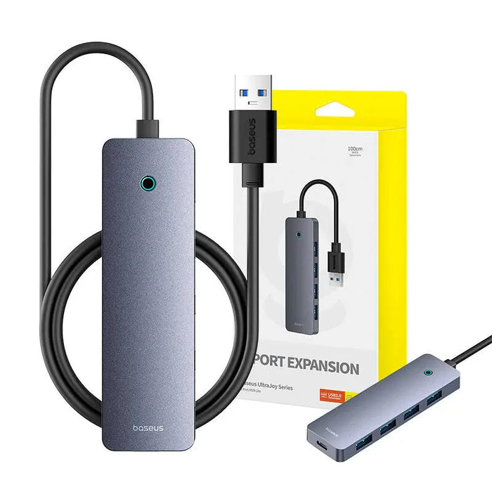 4в1 хъб Baseus UltraJoy Lite 100cm USB - A към 4x