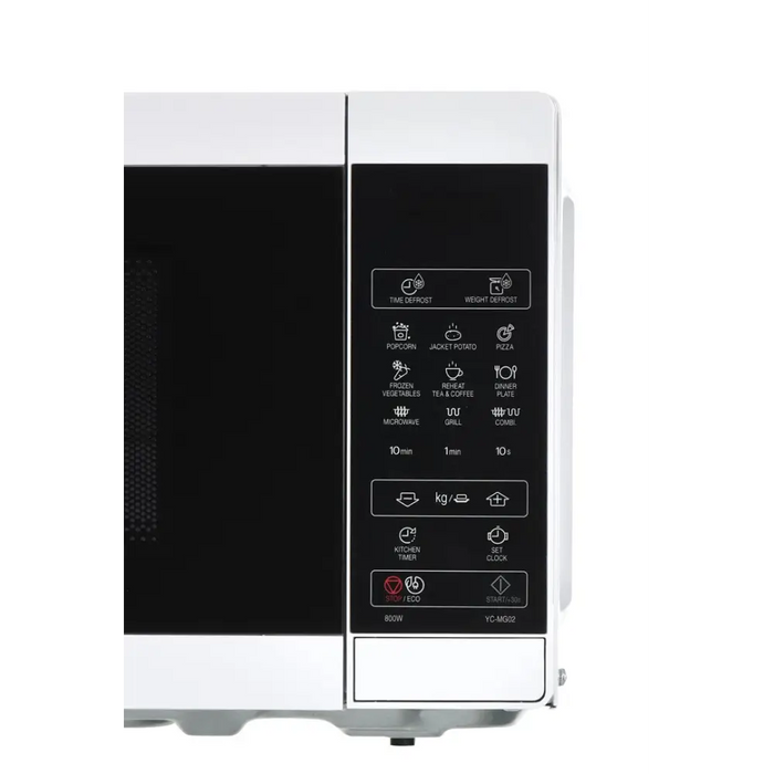 Sharp YC-MG02E-W плот за микровълнова печка 20 L 800 W Син