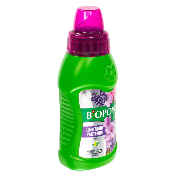 ТЕЧЕН ТОР ЗА ЦЪФТЯЩИ РАСТЕНИЯ 0.25L BIOPON