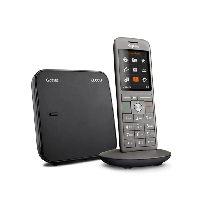 Безжичен телефон Gigaset CL660A Duo Сив Антрацит