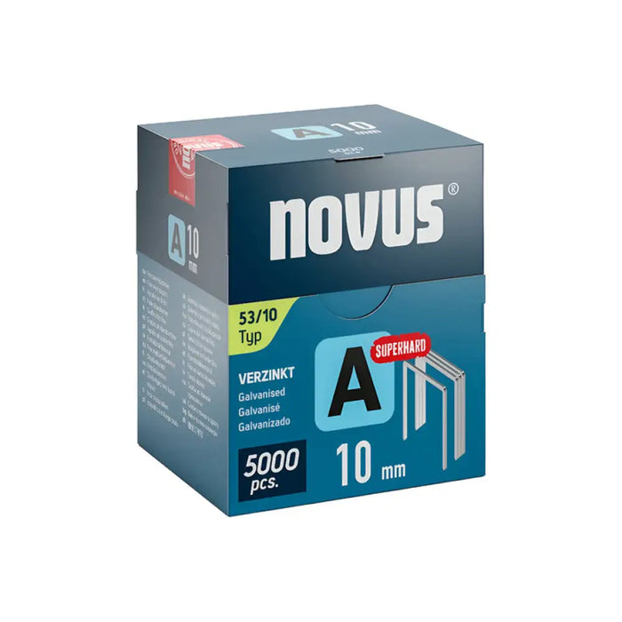 СКОБИ ЗА ТАКЕР ТИП А 53 10 ММ NOVUS 5000 БРОЯ