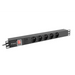 Lanberg разпределителен блок (pdu) 19’’ 1U 10a 2m 5x