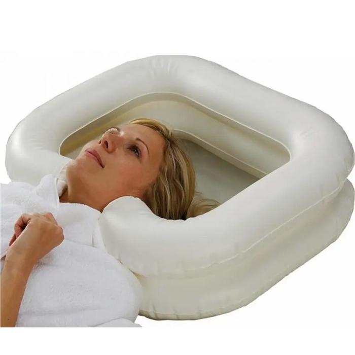 Надуваем басейн за миене на главата