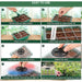 КОМПЛЕКТ МИНИ ПАРНИК С LED 5БРОЯ С 12 ГНЕЗДА GARDEN STAR