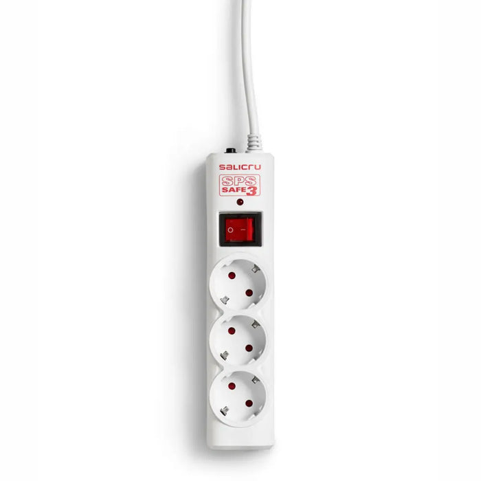 Табло с 3 гнезда с бутон за включване Schuko Salicru SPS