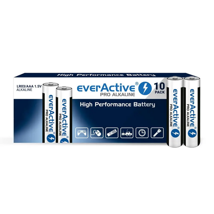Алкални батерии everActive Pro Alkaline LR03 AAA
