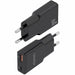 Зарядно за стена Aisens ASCH-30W2P047-BK Черен 30 W