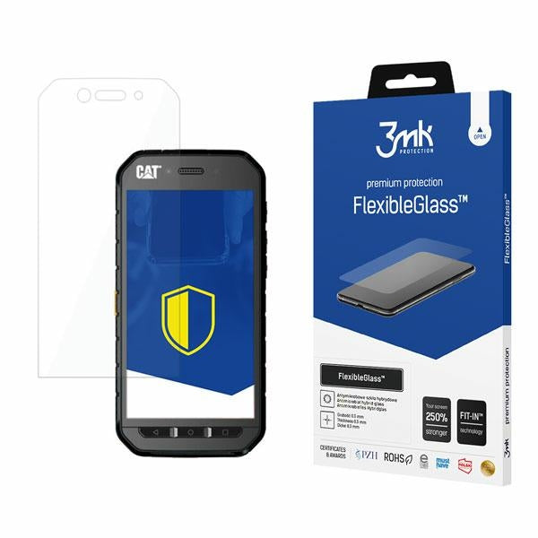Защитно стъкло 3MK FlexibleGlass за CAT S41