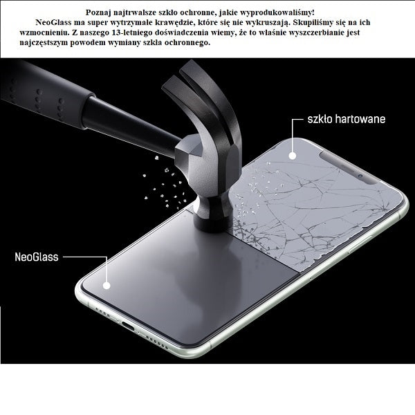 Защитно стъкло 3MK NeoGlass за Xiaomi Mi 9 SE, черно