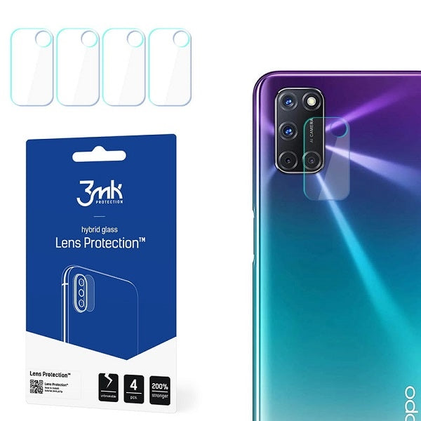 3MK защитно фолио за обектив 3MK Lens Protection за Oppo A72 4 бр.