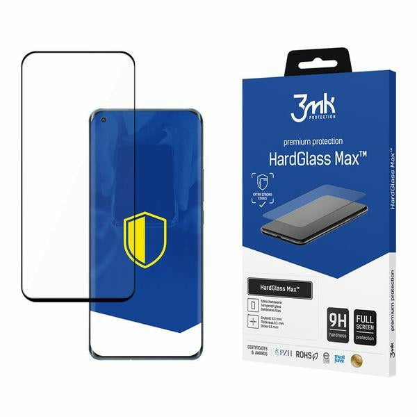 Защитно стъкло 3MK HardGlass Max за Xiaomi Mi 11, черно