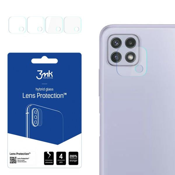 Защитно стъкло 3MK за объектив Galaxy A22, прозрачен