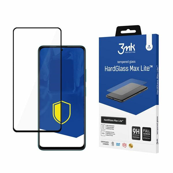 Защитно стъкло 3MK HardGlass Max Lite за Redmi Note 11T, черно