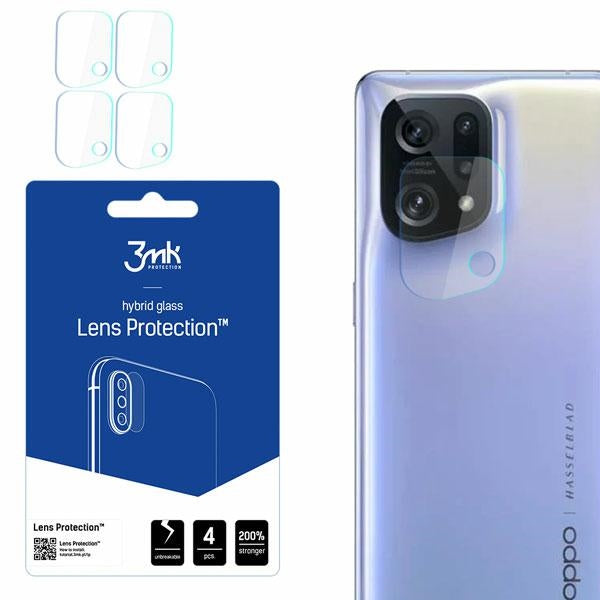 3MK All-In-One защитно фолио за объектив за Oppo Find X5
