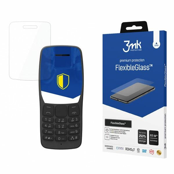 Защитно стъкло 3MK FlexibleGlass за 3MK Nokia 110
