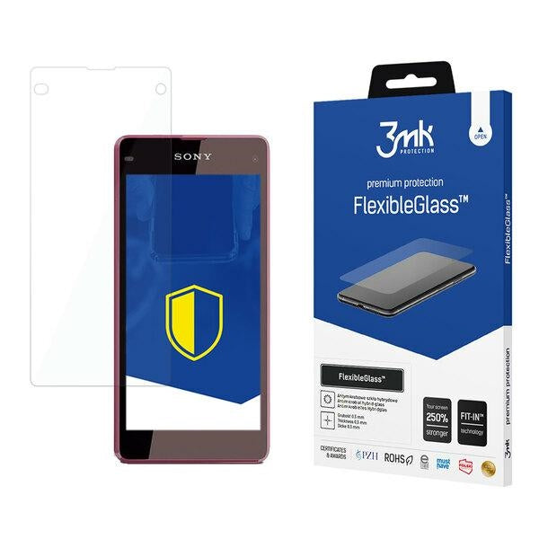 Защитно стъкло 3MK FlexibleGlass за Sony Xperia Z1 Compact