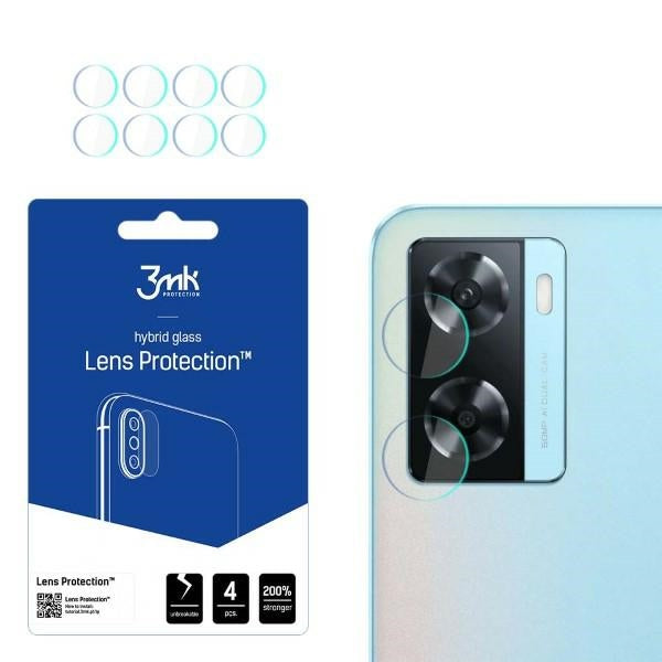 Защитно стъкло 3MK 3MK Lens Protection за Oppo A57s 4 бр.