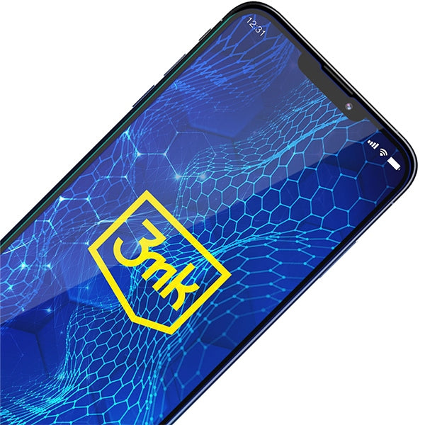 Защитно стъкло 3MK HardGlass Max Lite за Redmi 11 Prime, черно