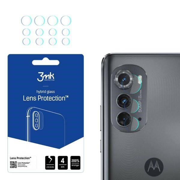 3MK защитно стъкло за обектив 3MK Lens Protection към Motorola Edge 2022 4 бр.