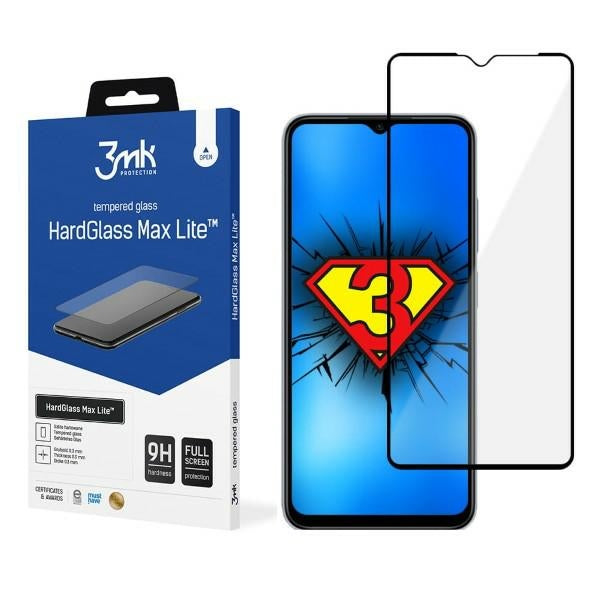 Защитно стъкло 3MK HardGlass Max Lite за Redmi Note 11R, черно
