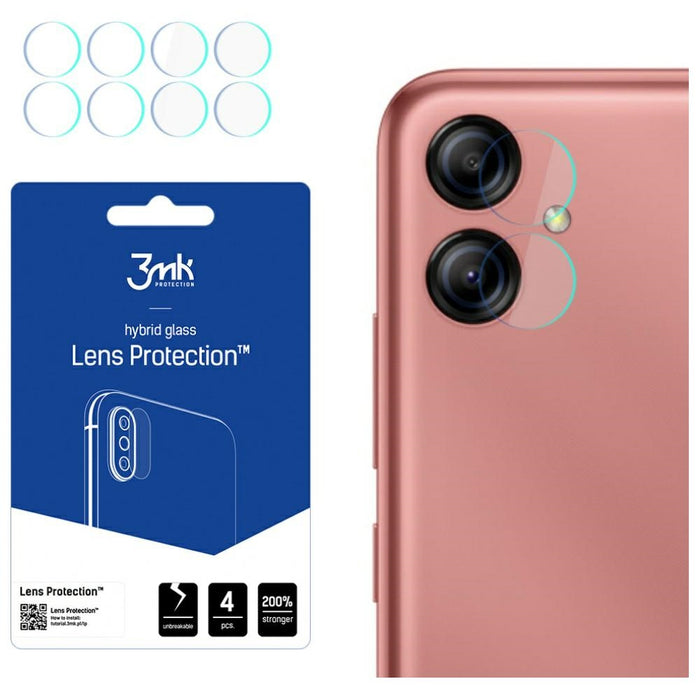 Защитно стъкло 3MK за обектив на Galaxy A04e 4 бр.