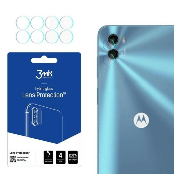 Защитно стъкло 3MK за обектив камера Moto E22s 4 бр.