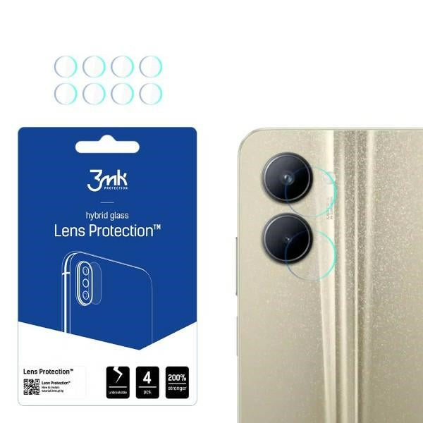 Защитно стъкло 3MK за обектив на камера Realme C33