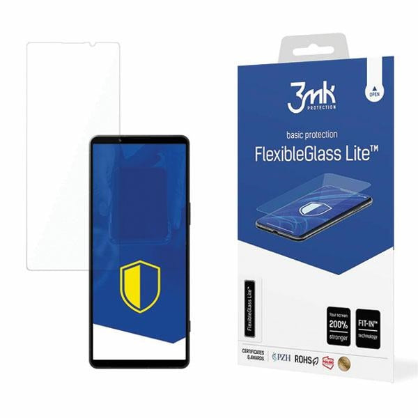 Защитно стъкло 3MK FlexibleGlass Lite за Sony Xperia 1, хибридно