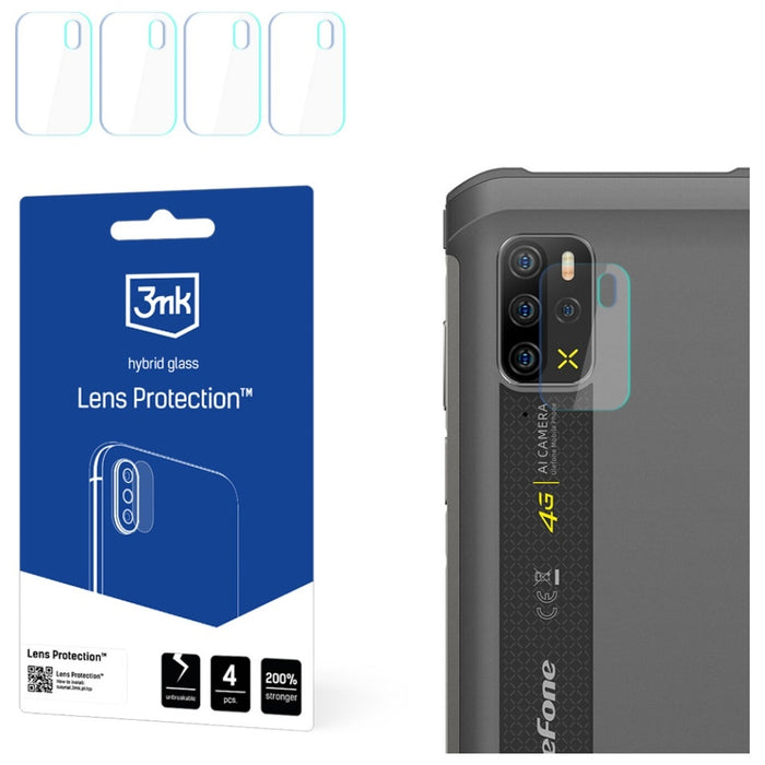 Защитно стъкло 3MK за обектив 3MK Lens Protection Ulefone Armor 12S 4 бр.