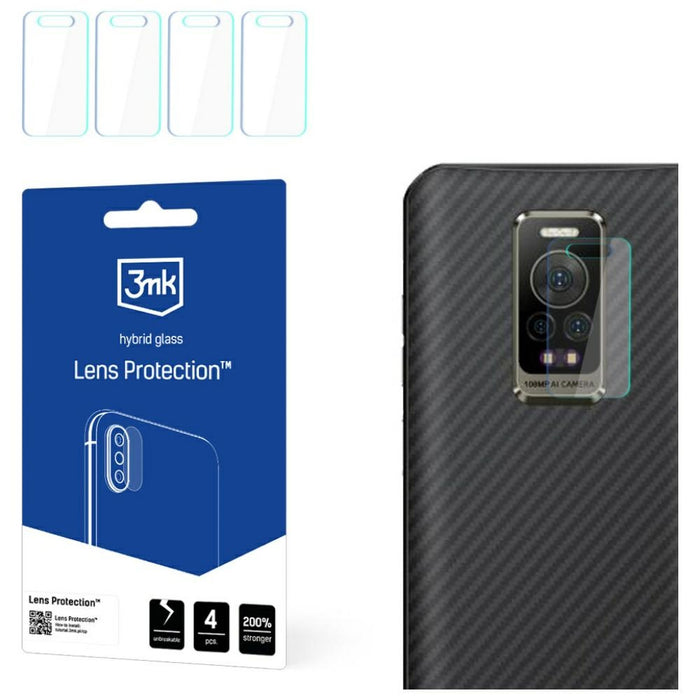 Защитно стъкло 3MK за обектив на камера Ulefone Armor X10 Pro