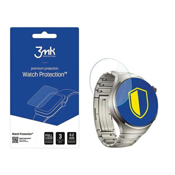 3MK ARC Watch защитно фолио за Oppo Watch 4 Pro, пълен екран