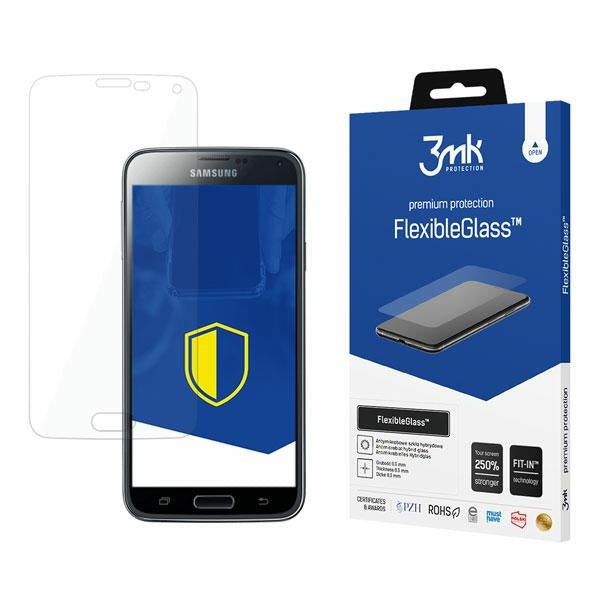 Защитно стъкло 3MK FlexibleGlass хибридно за Samsung Galaxy S5