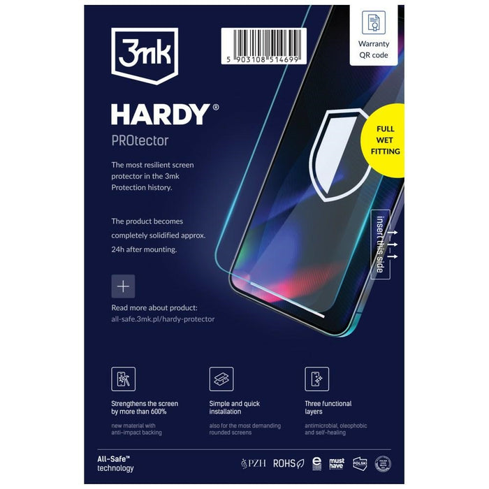 3MK All-In-One Hardy Protector защитно фолио за таблет, мокър монтаж