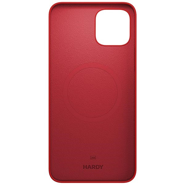 Твърд калъф 3MK Hardy Case MagSafe за iPhone 14, червен