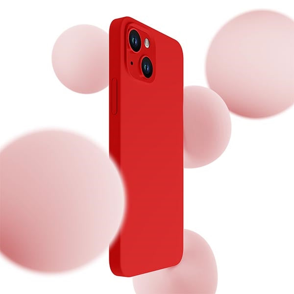 Твърд калъф 3MK Hardy Case MagSafe за iPhone 14, червен