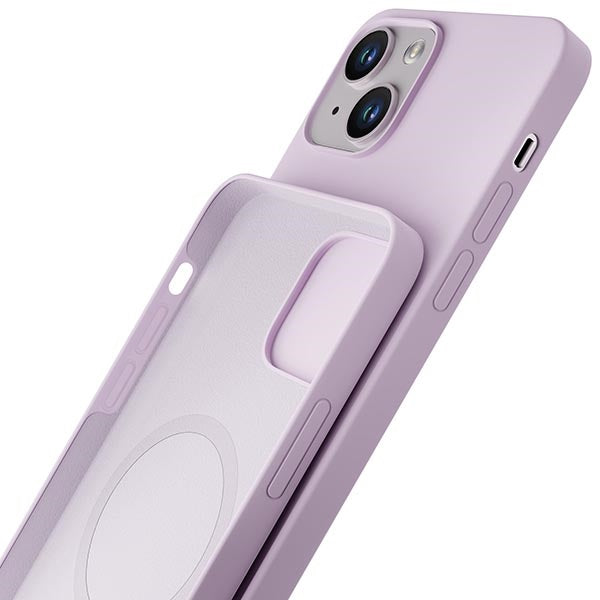 3MK Hardy Case MagSafe твърд калъф за iPhone 14 Plus / 15 Plus, лилав