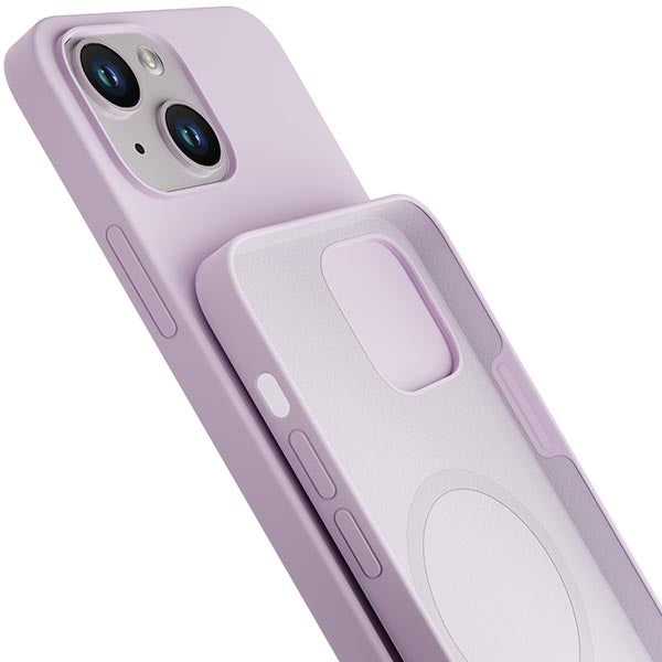 3MK Hardy Case MagSafe твърд калъф за iPhone 14 Plus / 15 Plus, лилав