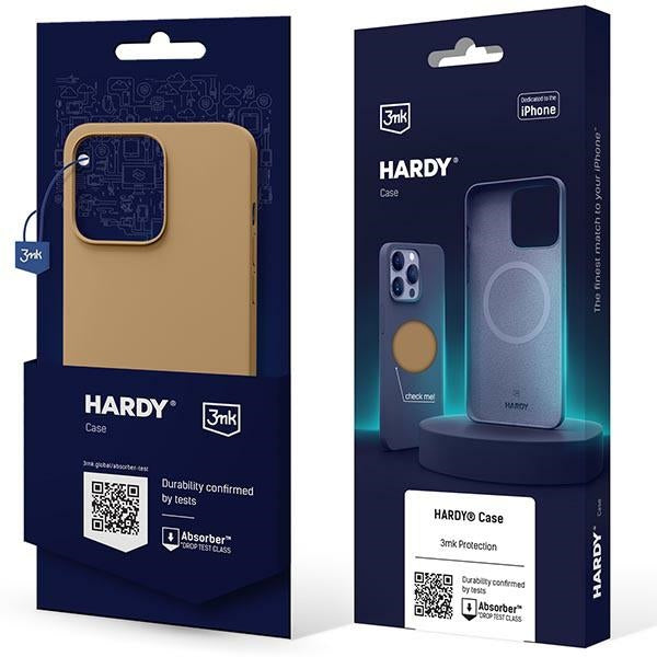 Твърд калъф 3MK Hardy Case MagSafe за iPhone 14 Pro Max, златен