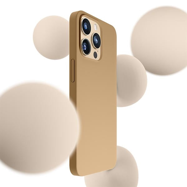 Твърд калъф 3MK Hardy Case MagSafe за iPhone 14 Pro Max, златен
